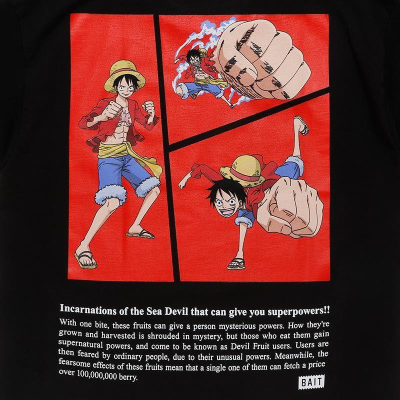 ルフィは ベイト ワンピース Bait Onepiece Devilfruit Luff Tee 216 Opc Tee 003 デビルフルーツ ルフィtシャツ ユニセックス メンズ トップス 半袖 父の日 ギフト Bait 通販 Paypayモール うルフィが Mcmc Gr