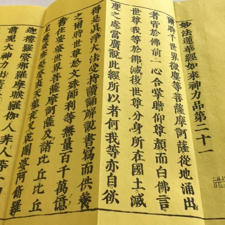 #234 如来神力品(木版手摺) 大形 |  | 01