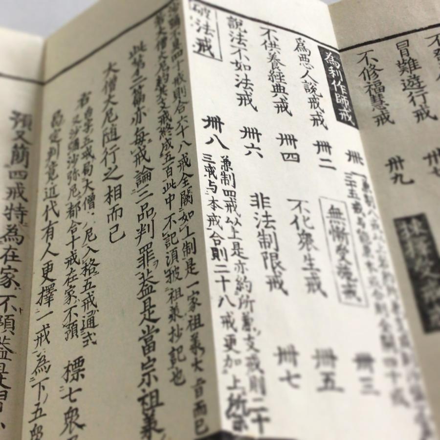 資221 梵網菩薩戒経二篇戒題 訓点付 間形 : 貝葉書院 ヤフー店