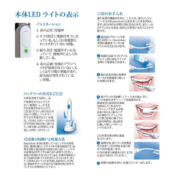 エミデント 超音波歯ブラシ スターターセット 全世界で愛用者 エミデント 超音波歯ブラシ スターターセット 全世界で愛用者