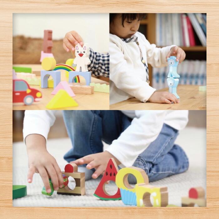 絵本のつみき 11ぴきのねこ シチュエーションセット 知育玩具 ライブ