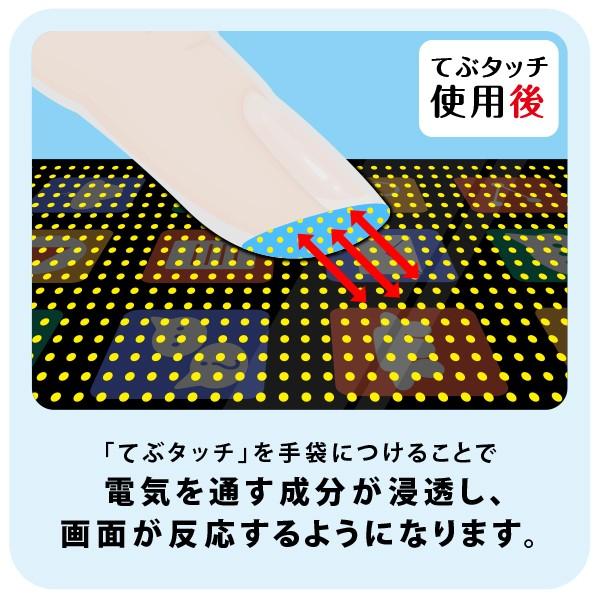 てぶタッチ 18ml スマホ対応手袋 手袋用 タッチパネル操作 補助液剤 てぶたっち テブタッチ |  | 04