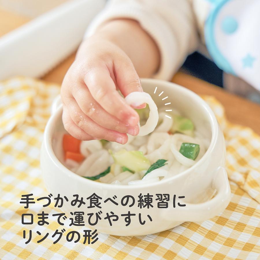 おこめのたべりんぐうどん【選べる5個セット】プレーン 緑のやさい こんぶ 赤ちゃん 国産 米粉 100％ うどん 離乳食 無添加｜bakaure-onlineshop｜03