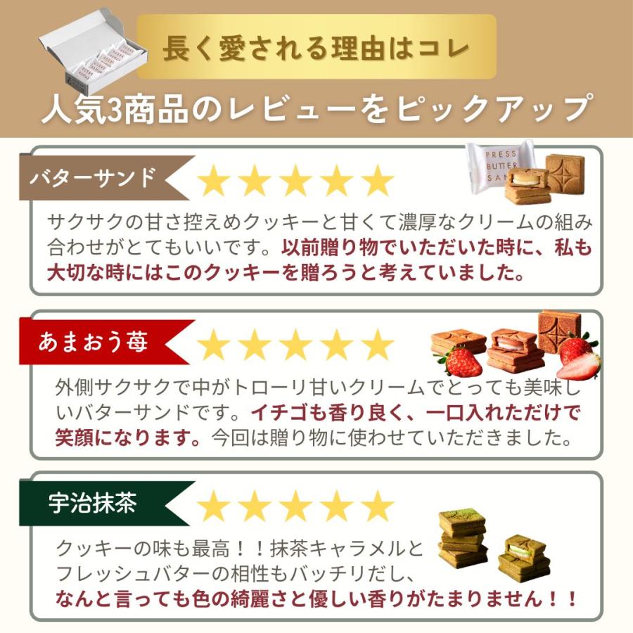 PRESS BUTTER SAND（プレスバターサンド） 定番バターサンドセット