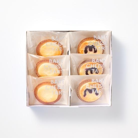 BAKE CHEESE TART（ベイクチーズタルト） 6P BOX （ チーズタルト 3個