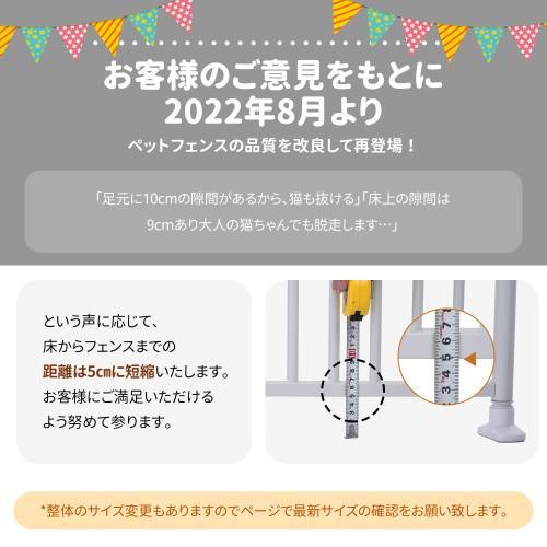 ペット ドア ケージ 留守番 保護 ネコ 脱走防止 柵 フェンス 脱走防止 猫用 多頭飼い 多頭 スチール ペットケージ 新生活 脱走防止