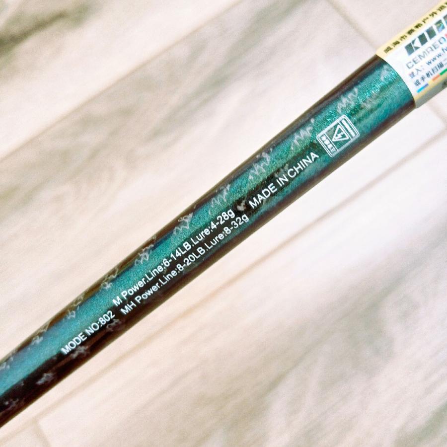 PE0.8号付5ピース2.1mベイトロッド&ベイトリール　シーバス　パックロッド PE0.8号付5ピース2.1mベイトロッド&ベイトリール シーバス