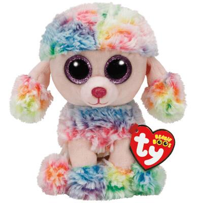 メテオ Ty Beanie Boos レインボー XXL サイズ ぬいぐるみ 犬 プードル