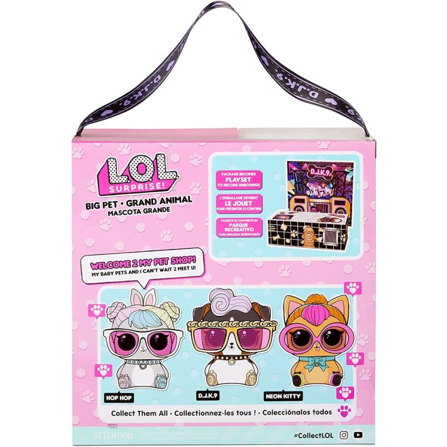 LOL サプライズ ! ビッグ ペット Big Pet DJ k.9. ドール 人形 犬 貯金