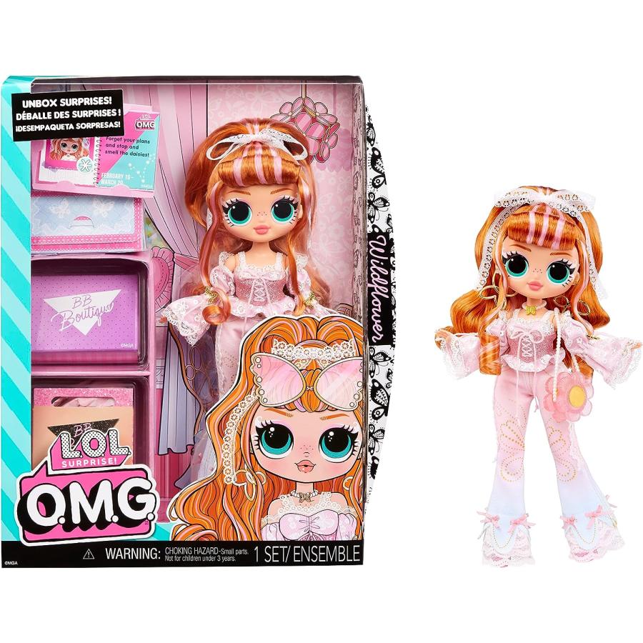 LOL サプライズ ! OMG ワイルドフラワー ファッション ドール ドレス 