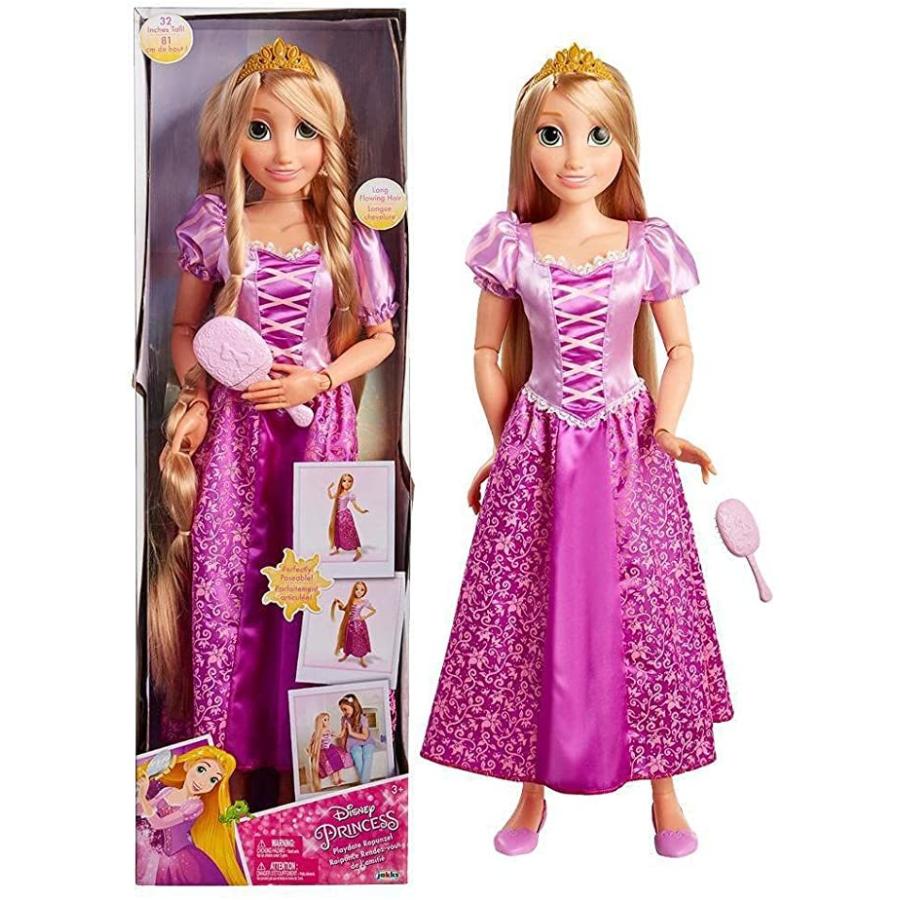 ディズニー プリンセス 32インチ プレイデート ラプンツェル 人形 並行輸入品 