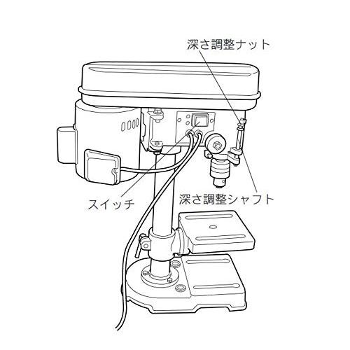 マキタ（makita） 卓上ボール盤 鉄工14mm 木工24mm TB131 : World Free 