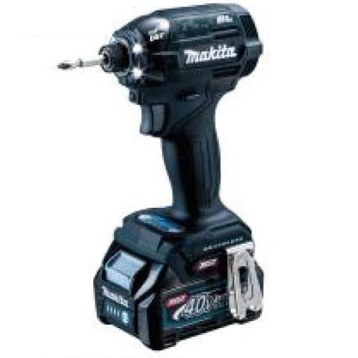 マキタ（makita） 充電式インパクトドライバ 黒 40Vmax2.5Ah バッテリ2 