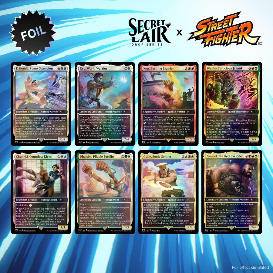 MTG Secret Lair x Street Fighter FOIL 新品 ウィザーズ・オブ・ザ・コースト マジック：ザ・ギャザリング Secret