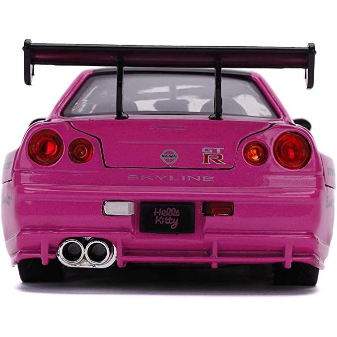 ハローキティ Nissan 日産 スカイライン GT-R R34 車 フィギュア ハローキティ Nissan 日産 スカイライン GT-R R34 車 フィギュア