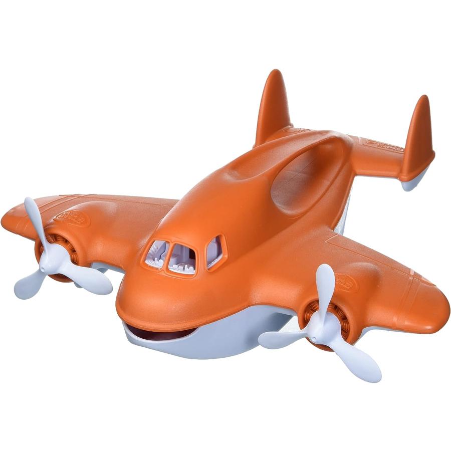 Green Toys グリーントイズ 消防飛行機 レッド お風呂 水遊び おもちゃ