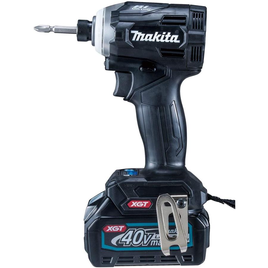 makita 充電式インパクトドライバ 40V 黒 トルク220Nｍ 2.5Ahバッテリ2本・充電器付 TD001GRDXB｜bakuyasuearth