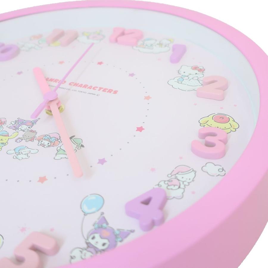 sanrio（サンリオ） サンリオキャラクターズ アイコンウォールクロック