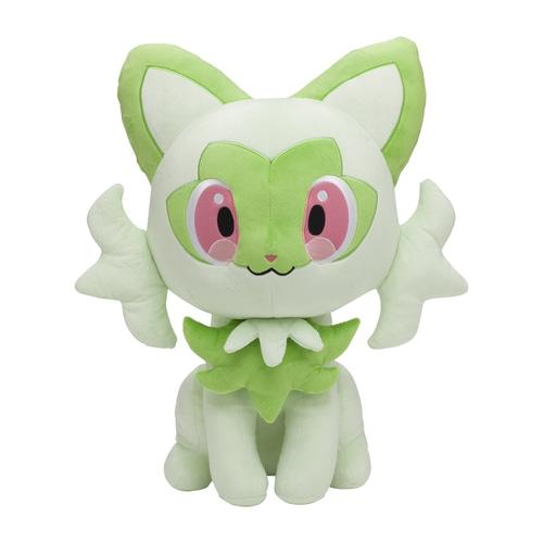 でっかい　おっきい　ニャオハ　ポケットモンスター　ポケモン　ぬいぐるみ　ヒトカゲ Pokemon（ポケモン） ポケモンセンターオリジナル 等身大ニャオハ