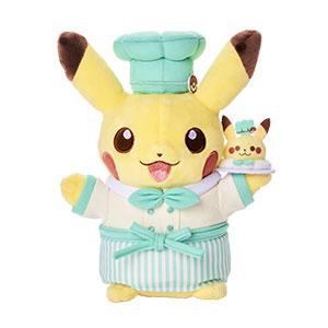 ポケモンカフェ ピカチュウスイーツ パティシエ ピカチュウ ぬいぐるみ