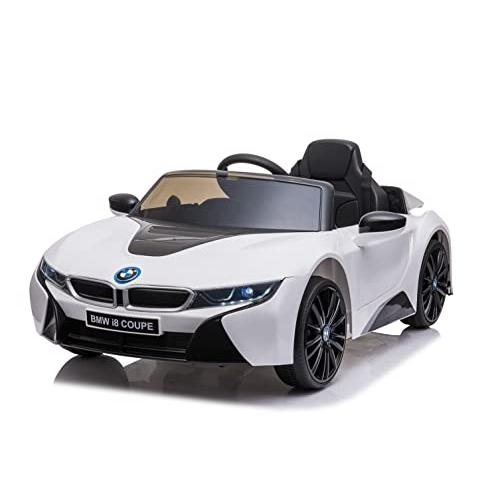 ラマス こども用電動乗用カー BMW i8 ホワイト 約(高さ)460×(幅)725