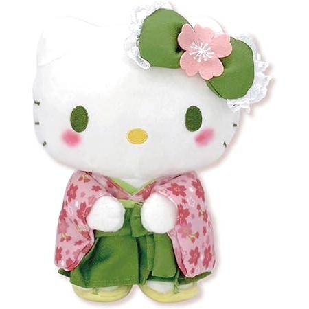sanrio（サンリオ） 桜着物抹茶 ハローキティ S ぬいぐるみ キティ