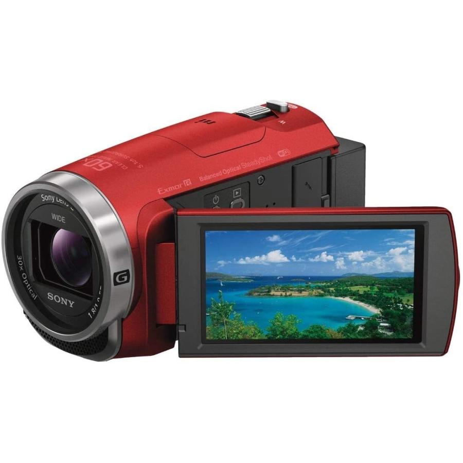 SONY（ソニー） HDR-CX680-R デジタルHDビデオカメラレコーダー レッド