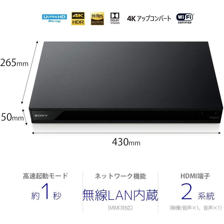 SONY（ソニー） ブルーレイプレーヤー/DVDプレーヤー Ultra HD
