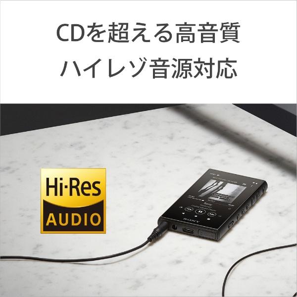 ソニー SONY ウォークマンWALKMAN2019年モデルカナル型イヤホン付属 Aシリーズ ブラック NW-A105HN ハイレゾ対応 16GB｜bakuyasuearth｜05