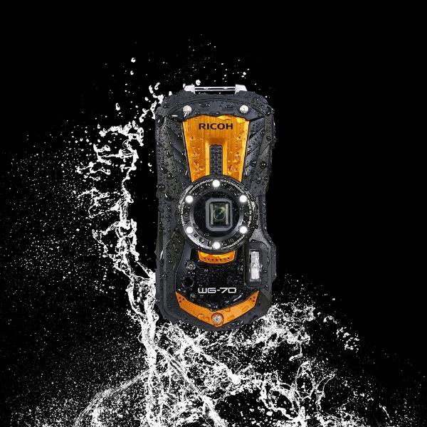 RICOH WG リコー WG-70 コンパクトデジタルカメラ オレンジ 防水+防塵+
