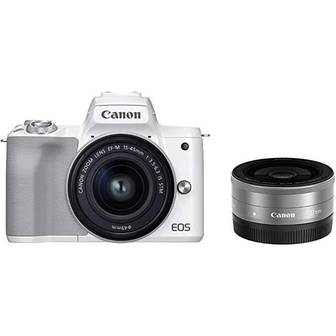 キヤノン（Canon） ミラーレス一眼カメラ EOS Kiss M2 ダブルレンズ