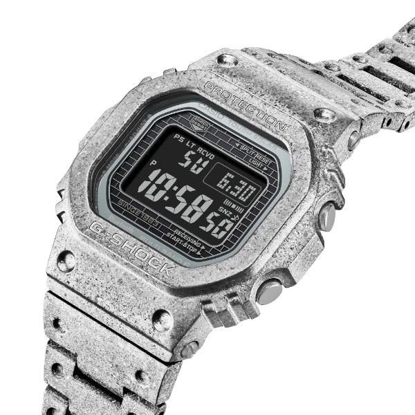 カシオ CASIO Bluetooth搭載ソーラー電波時計 G-SHOCK Gショック 40th Anniversary RECRYSTALLIZED クリスタライズド シリーズ GMW-B5000PS-1JR｜bakuyasuearth｜06