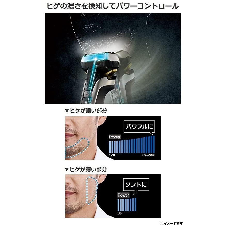 パナソニック ラムダッシュ メンズシェーバー 5枚刃 シルバー調 ES-CLV9D-S｜bakuyasuearth｜07