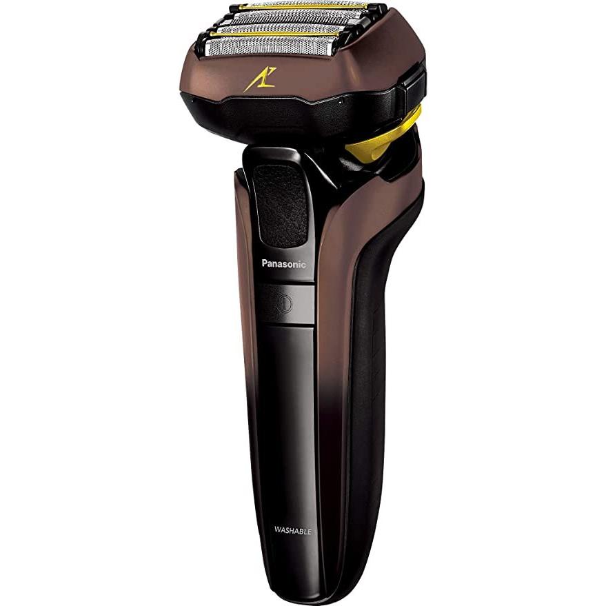 パナソニック ラムダッシュ メンズシェーバー 5枚刃 茶 ES-CLV7E-T