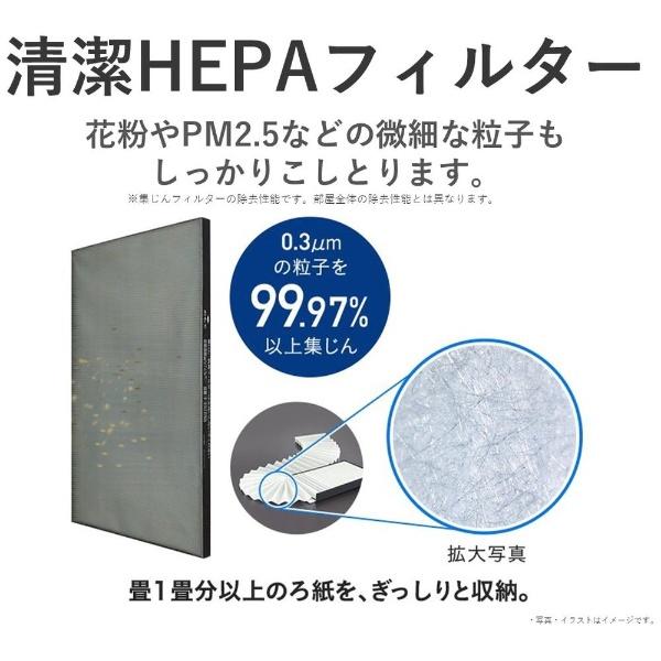 Panasonic（パナソニック） ナノイー搭載空気清浄機 ホワイト F-PXV60