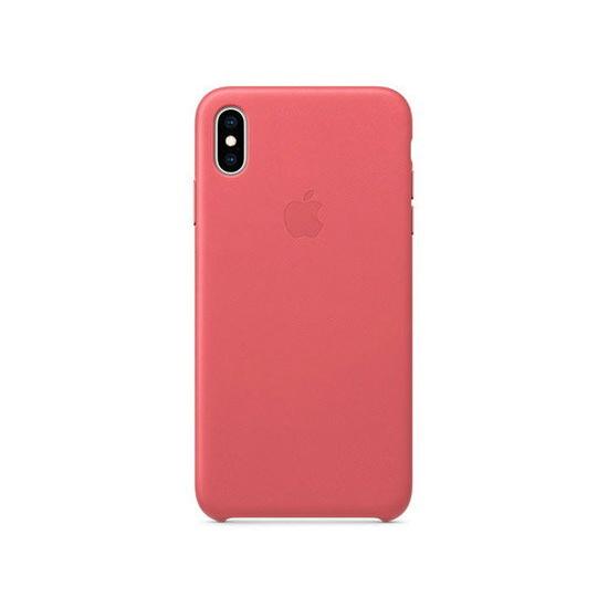 Apple 純正 iPhone XS Max 6.5インチ レザーケース ピオニーピンク MTEX2FE/A※代引き不可商品