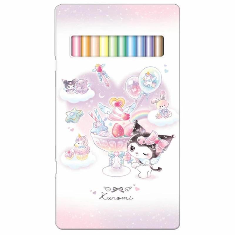 CRUX（クラックス） サンリオキャラクターズ 色鉛筆 クロミ ハート 缶