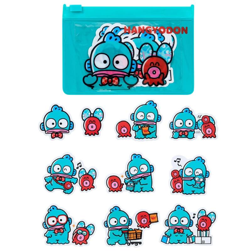 うぱごろう × ハンギョドン コラボ ハンギョドン 4点セット　ステッカー 付き sanrio（サンリオ） ハンギョドン ステッカー&ケースセット