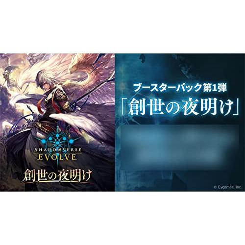 ブシロード Shadowverse EVOLVE ブースターパック第1弾 創世の夜明け