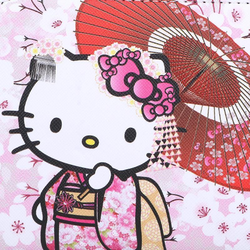 sanrio（サンリオ） ハローキティ 和柄ラウンドファスナー キティ 桜和