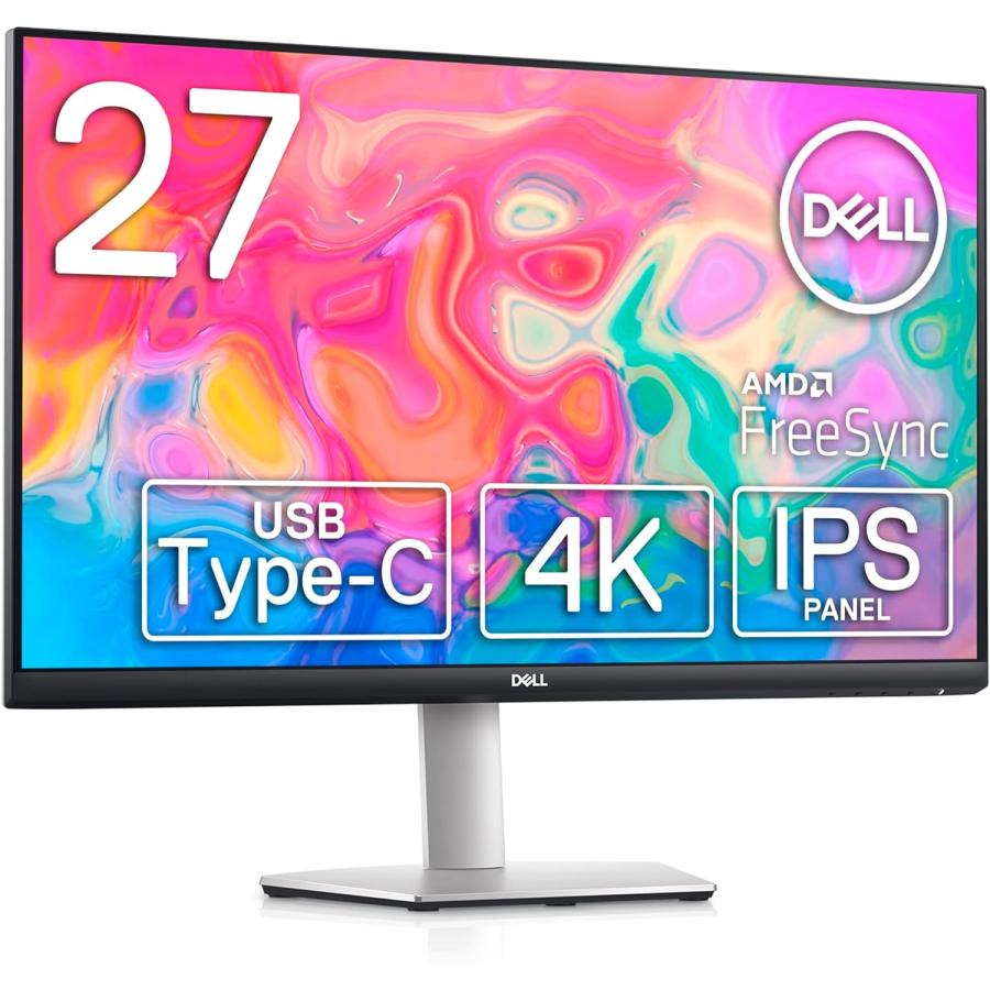 DELL（デル） Dell S2722QC 27インチ 4K モニター : World Free Store