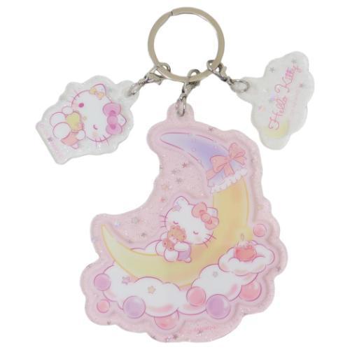 sanrio（サンリオ） ハローキティ すやすや3連チャーム キーホルダー