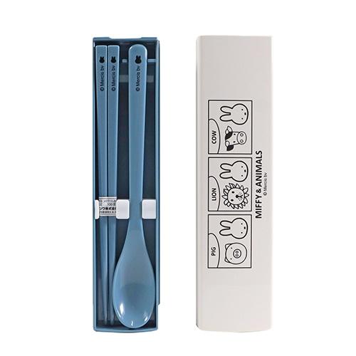 クツワ（KUTSUWA） ミッフィー＆アニマルズ 箸 スプーンセット