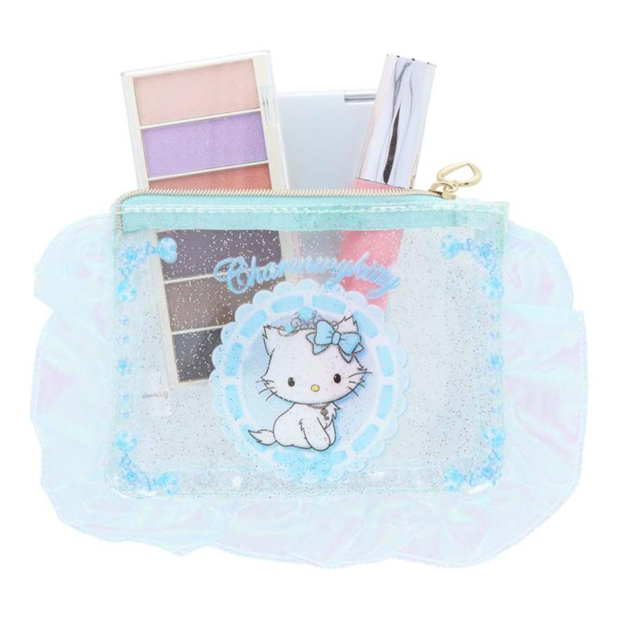 サンスター文具 サンリオ Y2K バレエコア フリル付クリアポーチ ハロー