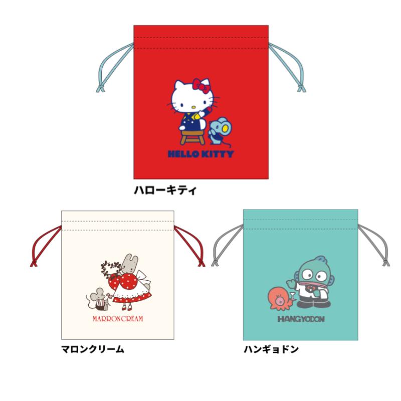 sanrio（サンリオ） サンリオキャラクターズ レトロ サガラ刺繍巾着