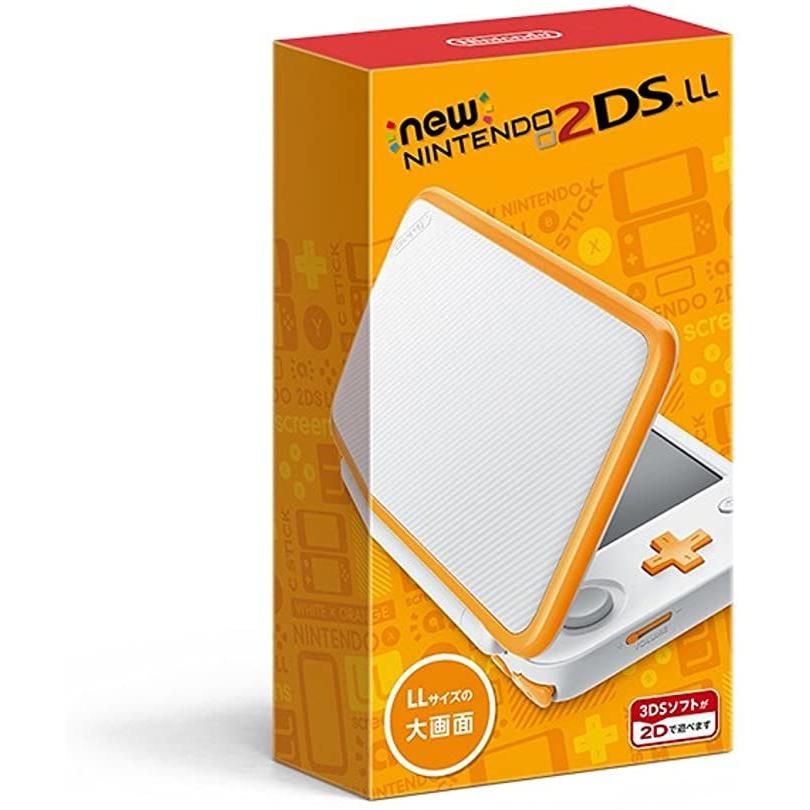 Newニンテンドー2DS LL ホワイト×オレンジ 