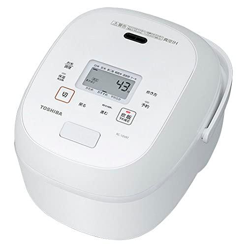 TOSHIBA 東芝 真空IHジャー炊飯器 RC-10VRT(W)2023年製 TOSHIBA（東芝） RC-10VRT-W(ホワイト) 真空IHジャー炊飯器 5.5合