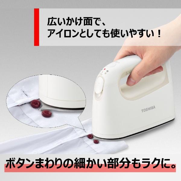 TOSHIBA（東芝） 衣類スチーマー ホワイト TAS-X7-W ハンガーショット