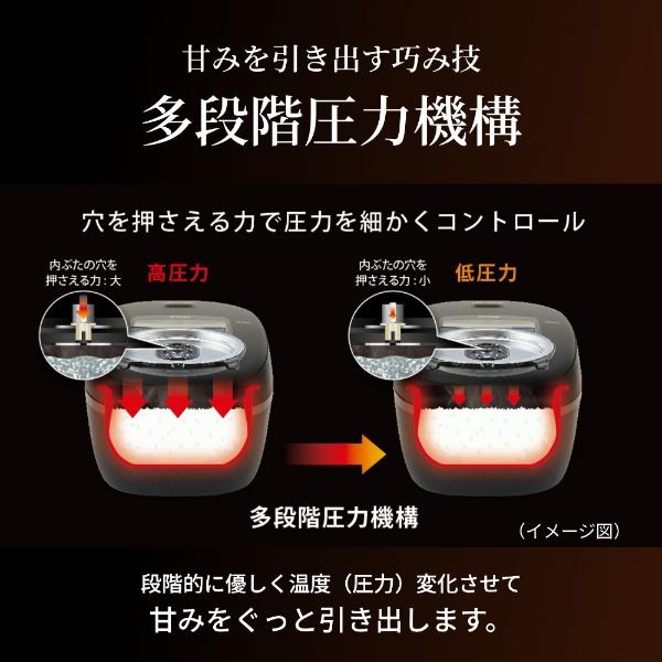 タイガー（TIGER） 圧力IHジャー炊飯器 マットブラック JRI-A180KM 1升
