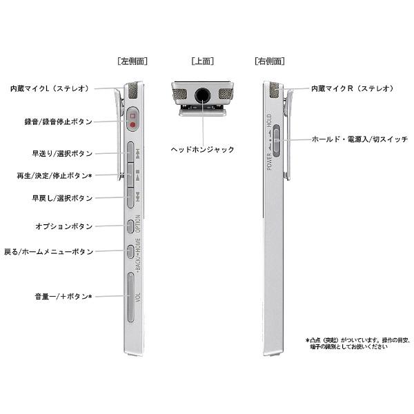 SONY ICD-TX650 ICレコーダー シルバー 16GB｜bakuyasuearth｜04